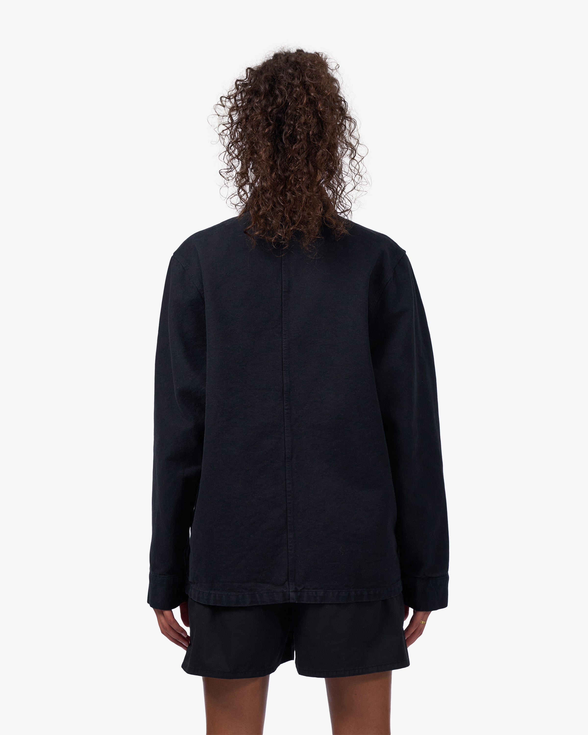 Organic Workwear Jacket - Deep Black