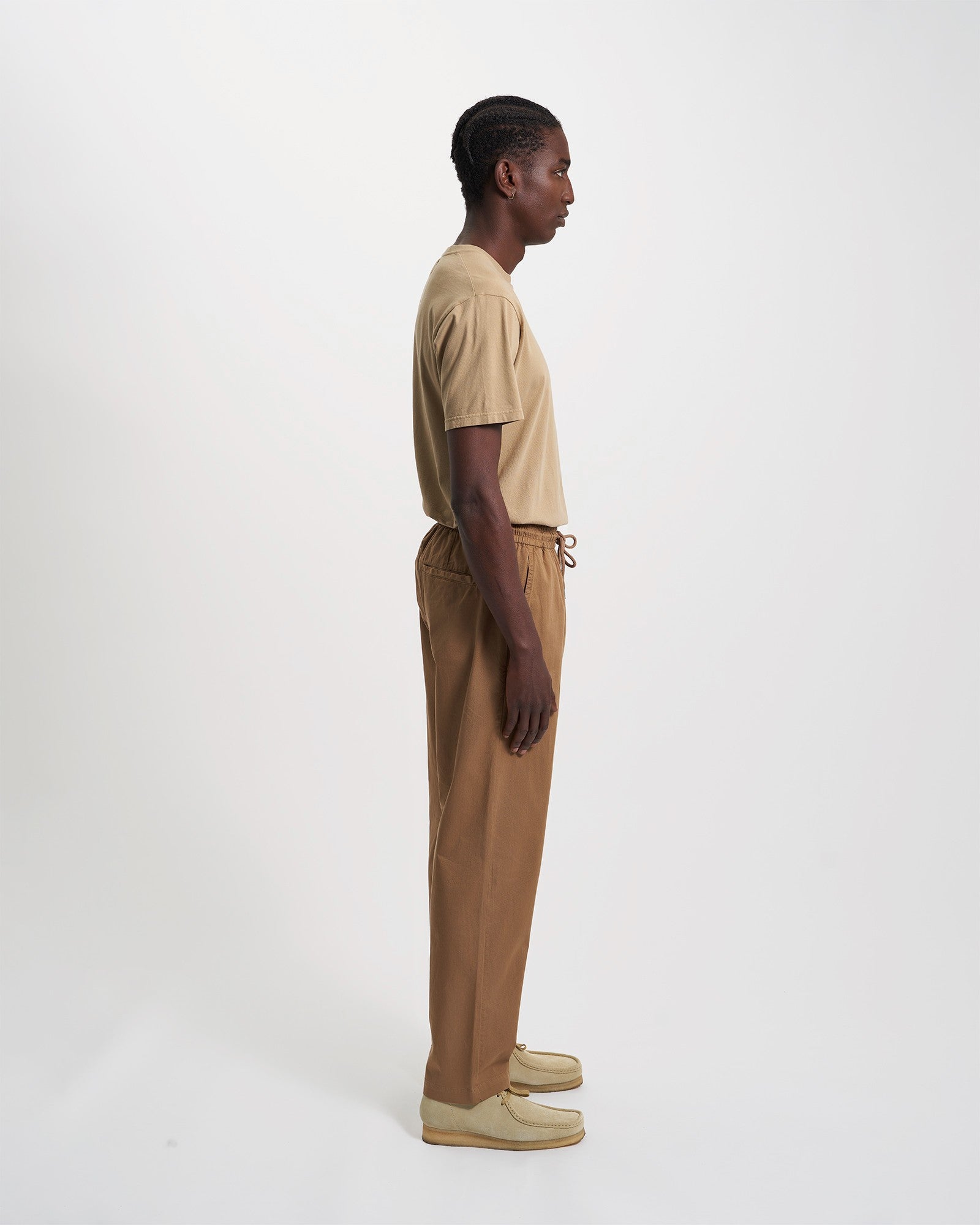 Organic Twill Pants - Ivory White