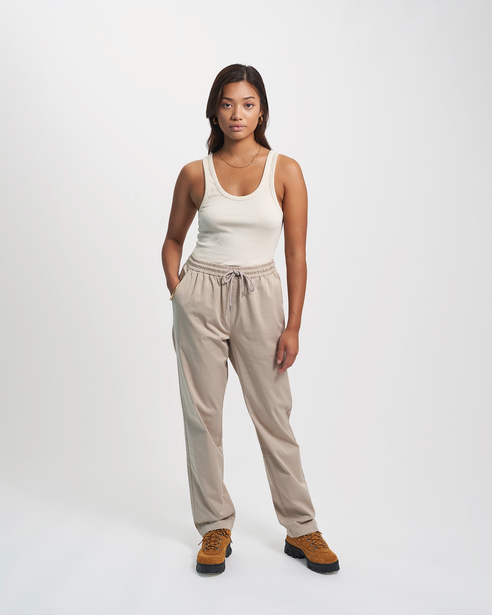 Organic Twill Pants - Oyster Grey