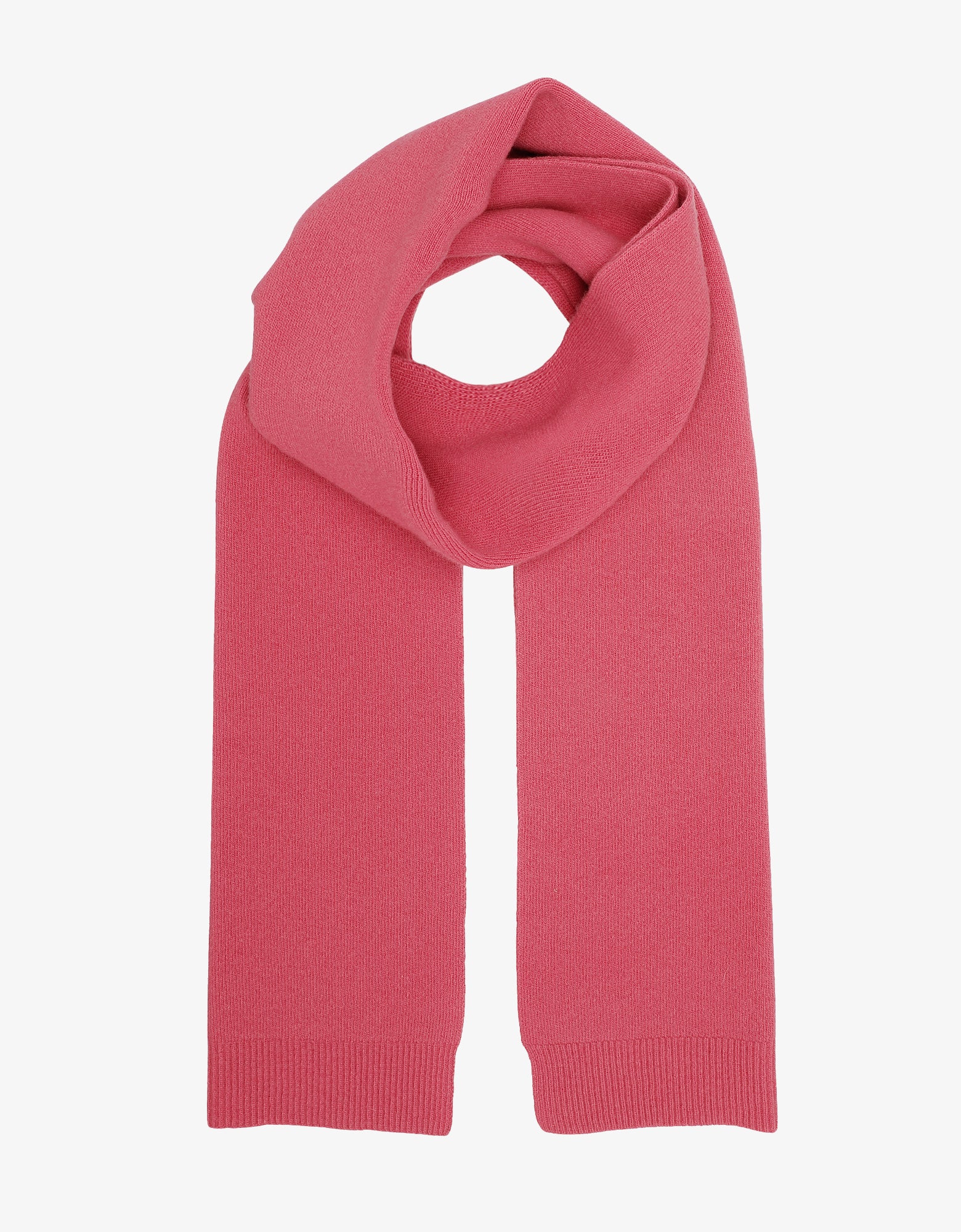 Merino Wool Scarf - Raspberry Pink