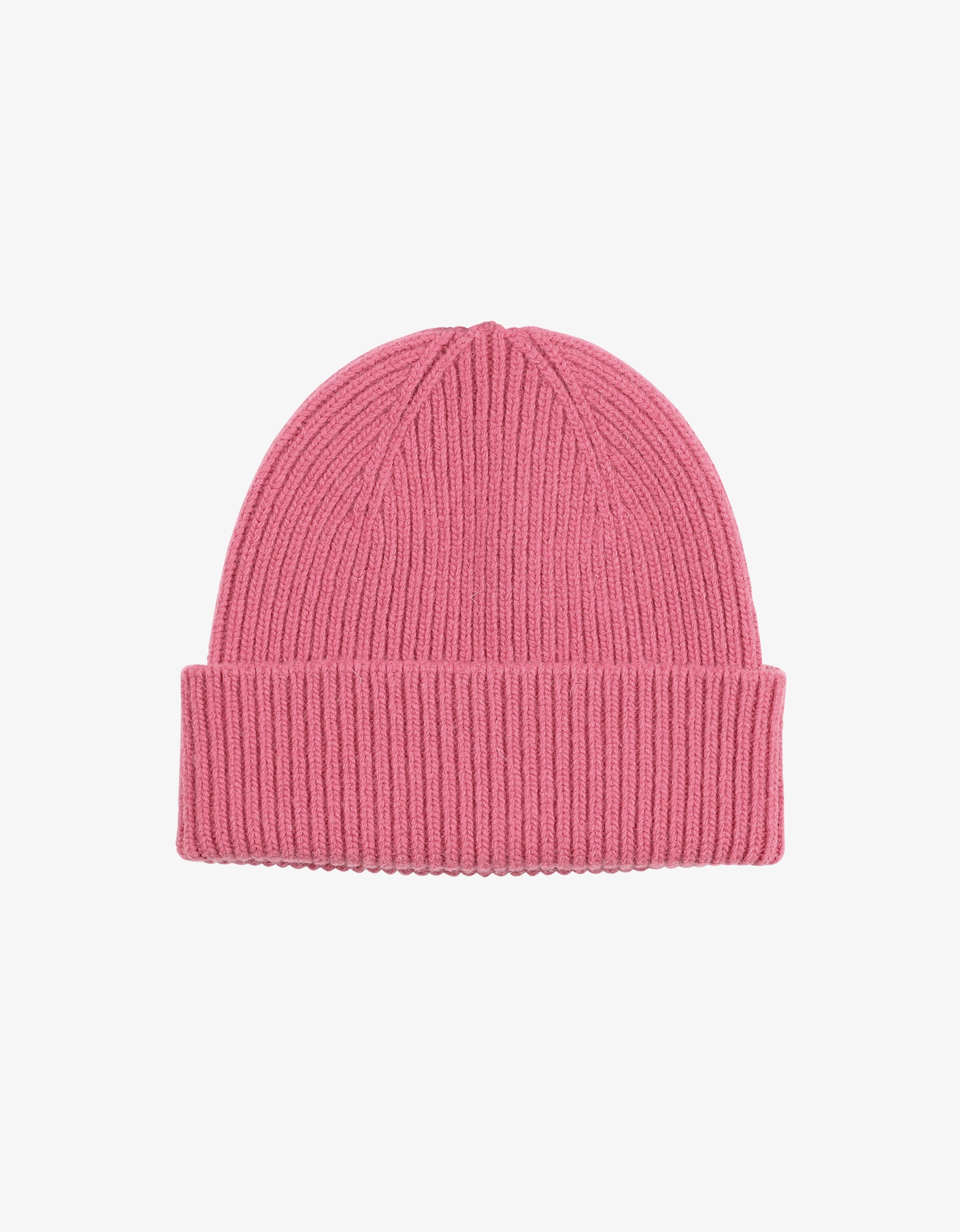 Merino Wool Beanie - Raspberry Pink