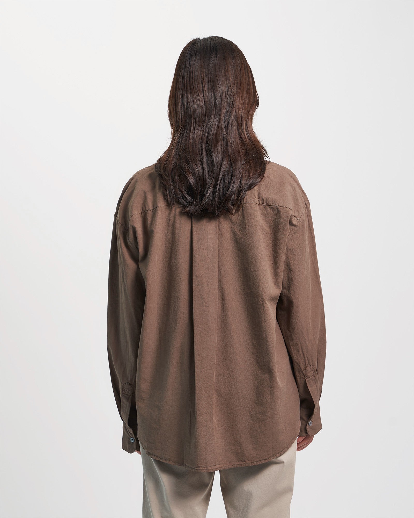 Organic Oversized Shirt - Soft Lavender