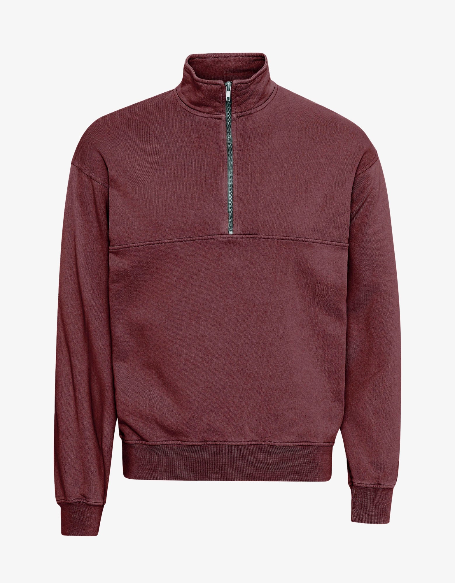 Organic Quarter Zip - Dusty Plum